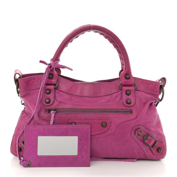 BALENCIAGA Agneau Classic Hardware First Magenta