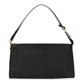LOUIS VUITTON Epi Pochette Accessories 24 Black