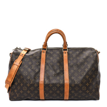 LOUIS VUITTON Monogram Keepall Bandouliere 50