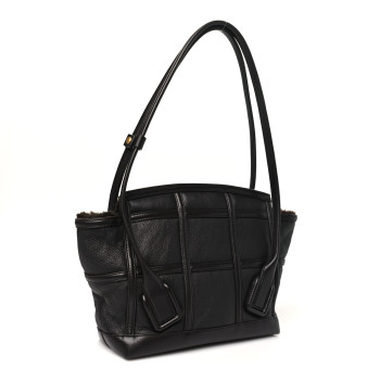 BOTTEGA VENETA Grainy Calfskin Merino Wool Small Arco Fondant