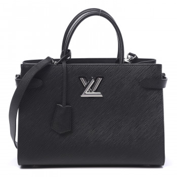 LOUIS VUITTON Epi Twist Tote Black