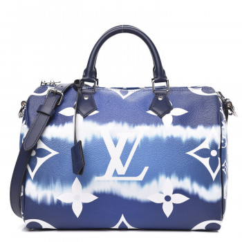 LOUIS VUITTON Monogram Escale Speedy Bandouliere 30 Blue