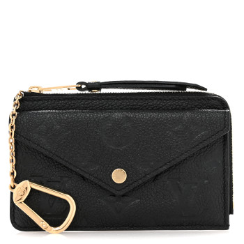 LOUIS VUITTON Empreinte Recto Verso Card Holder Black