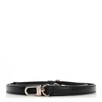LOUIS VUITTON Calfskin 16mm Adjustable Shoulder Strap Black