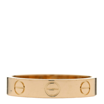 CARTIER 18K Yellow Gold 3.5mm LOVE Wedding Band Ring 50 5.25