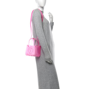 TELFAR x MELISSA Jelly Small Shopping Bag Clear Pink