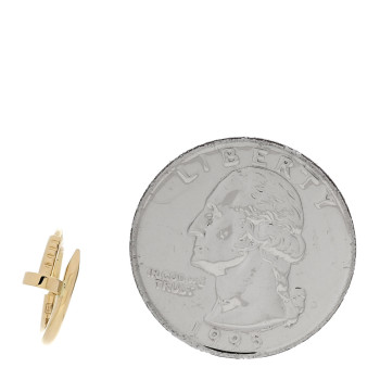 CARTIER 18K Yellow Gold Juste Un Clou Single Hoop Earring