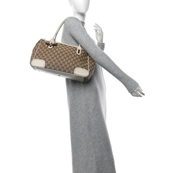 GUCCI Monogram Medium Princy Tote Off White