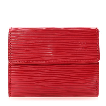 LOUIS VUITTON Epi Ludlow Wallet Castillan Red