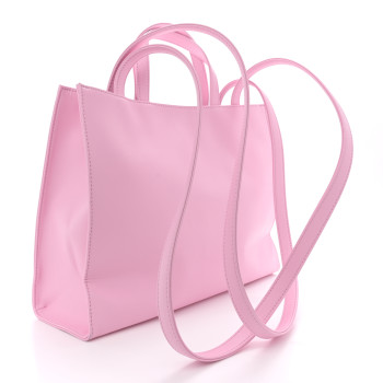 TELFAR Vegan Leather Medium Shopping Bag Bubblegum