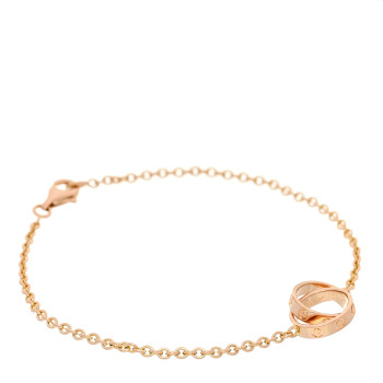CARTIER 18K Pink Gold Interlocking LOVE Bracelet