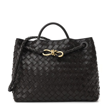 BOTTEGA VENETA Nappa Intrecciato Medium Andiamo Shoulder Bag Fondant
