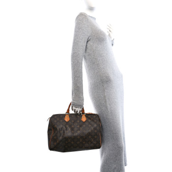 LOUIS VUITTON Monogram Speedy 35