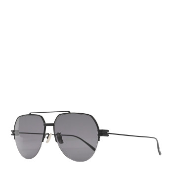 BOTTEGA VENETA Metal Aviator BV1046S Sunglasses Black
