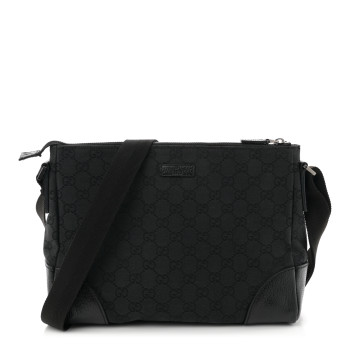 GUCCI Monogram Joy Messenger Bag Black