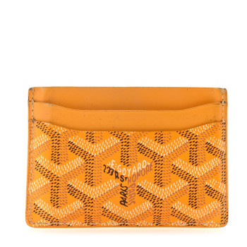 GOYARD Goyardine Saint Sulpice Card Holder Yellow