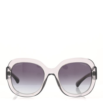 CHANEL Transparent Acetate Pantos Sunglasses 5433 Grey