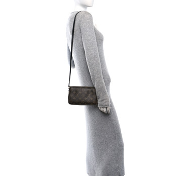 LOUIS VUITTON Monogram Pallas Uniformes Crossbody Black