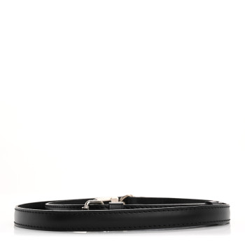 LOUIS VUITTON Calfskin 16mm Adjustable Shoulder Strap Black