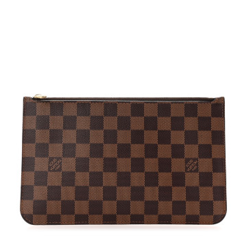 LOUIS VUITTON Damier Ebene Neverfull MM GM Pochette