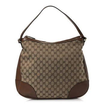GUCCI Soft GG Monogram Large Margaux Hobo Brown