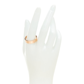 CARTIER 18K Pink Gold 5.5mm LOVE Ring 65 11