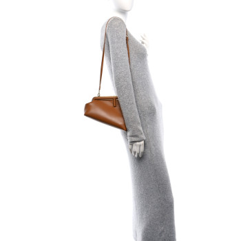 FENDI Shiny Nappa Small Fendi First Caramello