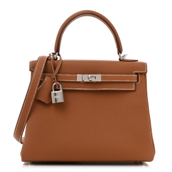 HERMES Togo Kelly Retourne 25 Gold