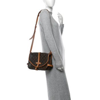 LOUIS VUITTON Monogram Saumur 30