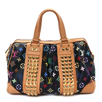 LOUIS VUITTON Monogram Multicolor Courtney MM Black