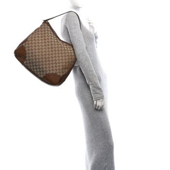 GUCCI Soft GG Monogram Large Margaux Hobo Brown