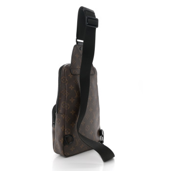 LOUIS VUITTON Monogram Macassar Avenue Sling Bag