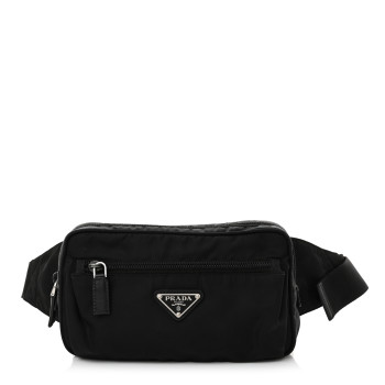 PRADA Tessuto Nylon Belt Bag Black