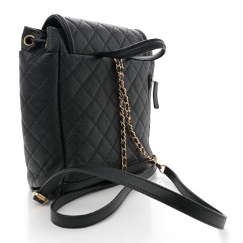 CHANEL Caviar Quilted Small Filigree Backpack Black CHANEL Caviar Quilted Small Filigree Backpack Black