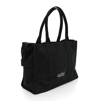 MARC JACOBS Cotton Canvas Large The Tote Bag Black