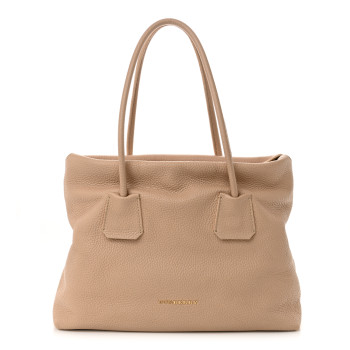 BURBERRY London Grainy Calfskin Medium Baynard Tote Nude