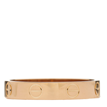 CARTIER 18K Pink Gold 3.5mm LOVE Wedding Band Ring 54 7