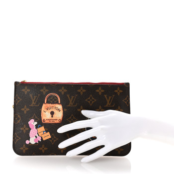 LOUIS VUITTON Monogram World Tour Neverfull MM GM Pochette