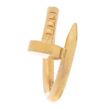 CARTIER 18K Yellow Gold Juste Un Clou Single Hoop Earring