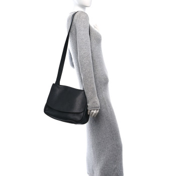 THE ROW Calfskin Small Mail Bag Black