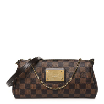LOUIS VUITTON Damier Ebene Eva Clutch LOUIS VUITTON Damier Ebene Eva Clutch