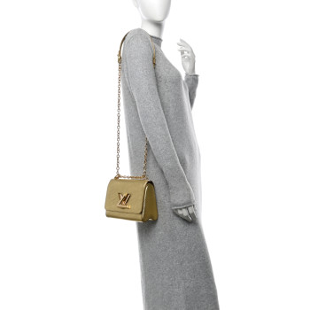 LOUIS VUITTON Epi Twist Shoulder Bag PM Gold LOUIS VUITTON Epi Twist Shoulder Bag PM Gold