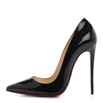 CHRISTIAN LOUBOUTIN Patent So Kate 120 Pumps 38.5 Black