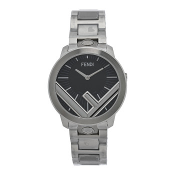 FENDI Stainless Steel 36mm Run Away Quartz Watch Black