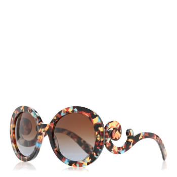 PRADA Baroque Sunglasses SPR 27N Tortoise Blue
