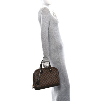 LOUIS VUITTON Damier Ebene Alma PM