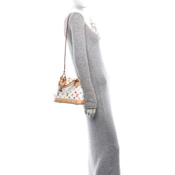 LOUIS VUITTON LV x TM Monogram Multicolor Alma BB White LOUIS VUITTON LV x TM Monogram Multicolor Alma BB White