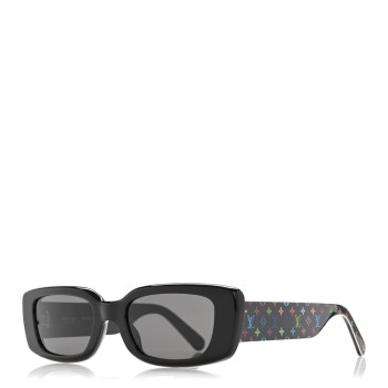 LOUIS VUITTON LV X TM Acetate Monogram Multicolor Sunglasses Z2709W Black