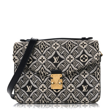 LOUIS VUITTON Jacquard Since 1854 Pochette Metis Grey LOUIS VUITTON Jacquard Since 1854 Pochette Metis Grey