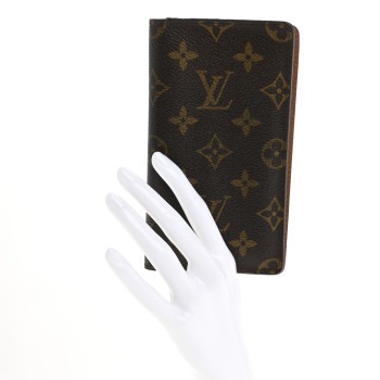 LOUIS VUITTON Monogram Checkbook Holder Case Wallet